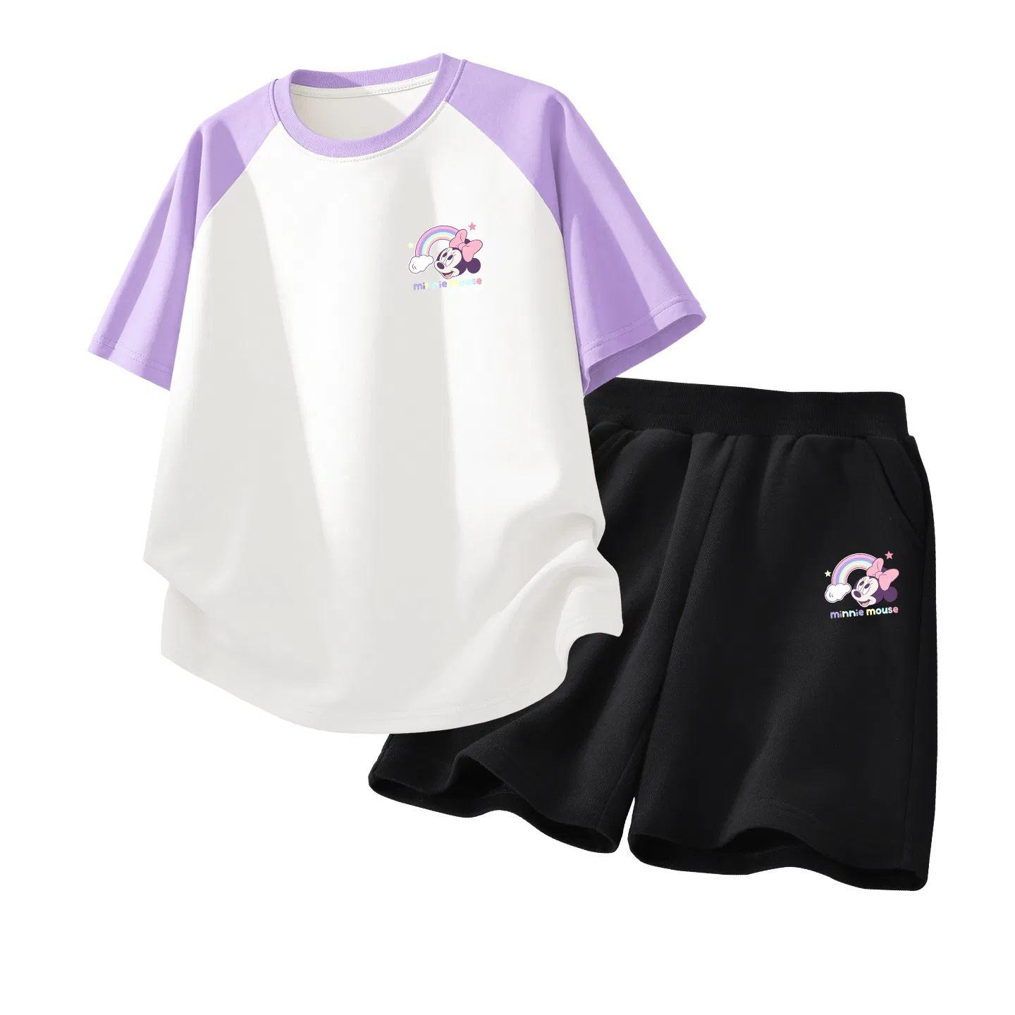 Детский спортивный костюм Disney Casual Sportswear 2 Piece Set, Dior K Purple White + Black