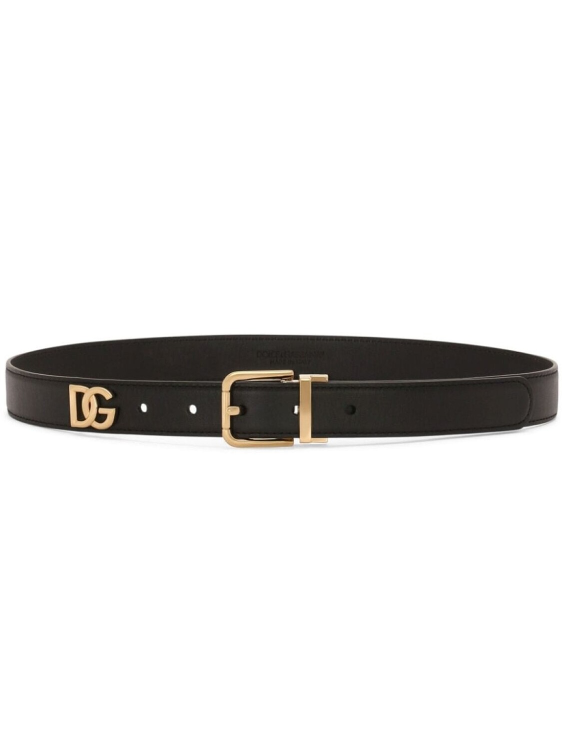 

Dolce & Gabbana ремень с пряжкой-логотипом, черный