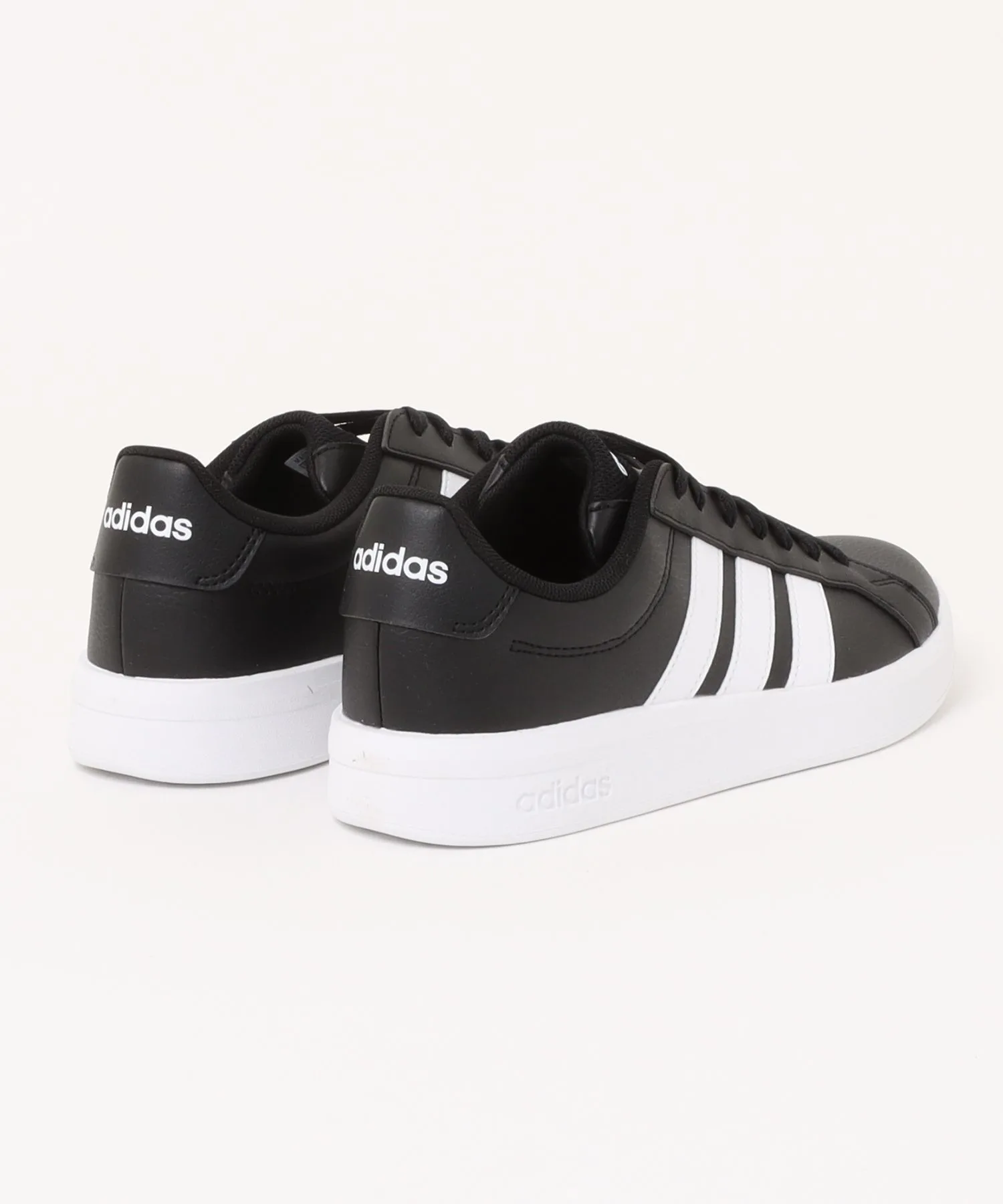Мужские кроссовки Grand Court Base 3.0 U adidas черно-белые — фото 2