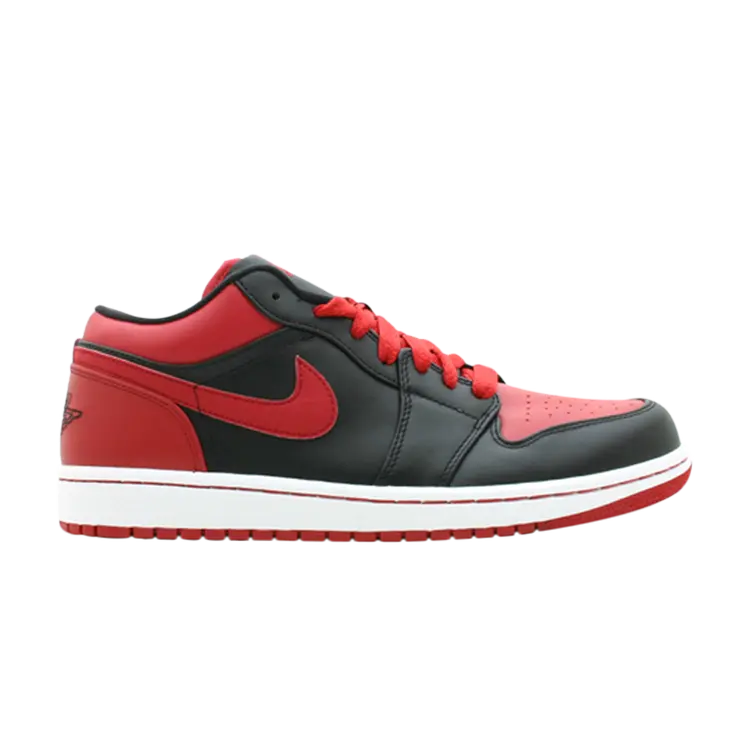

Кроссовки Air Jordan 1 Phat Low 'Bred', черный