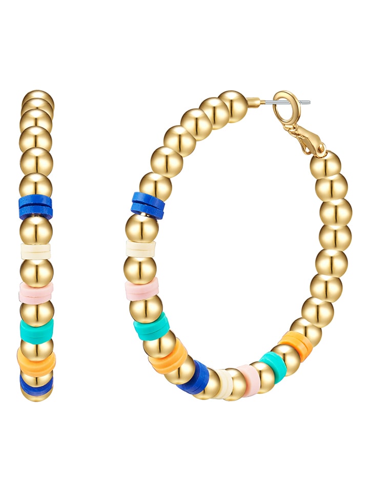 

Позолоченные серьги-кольца Yokoamii