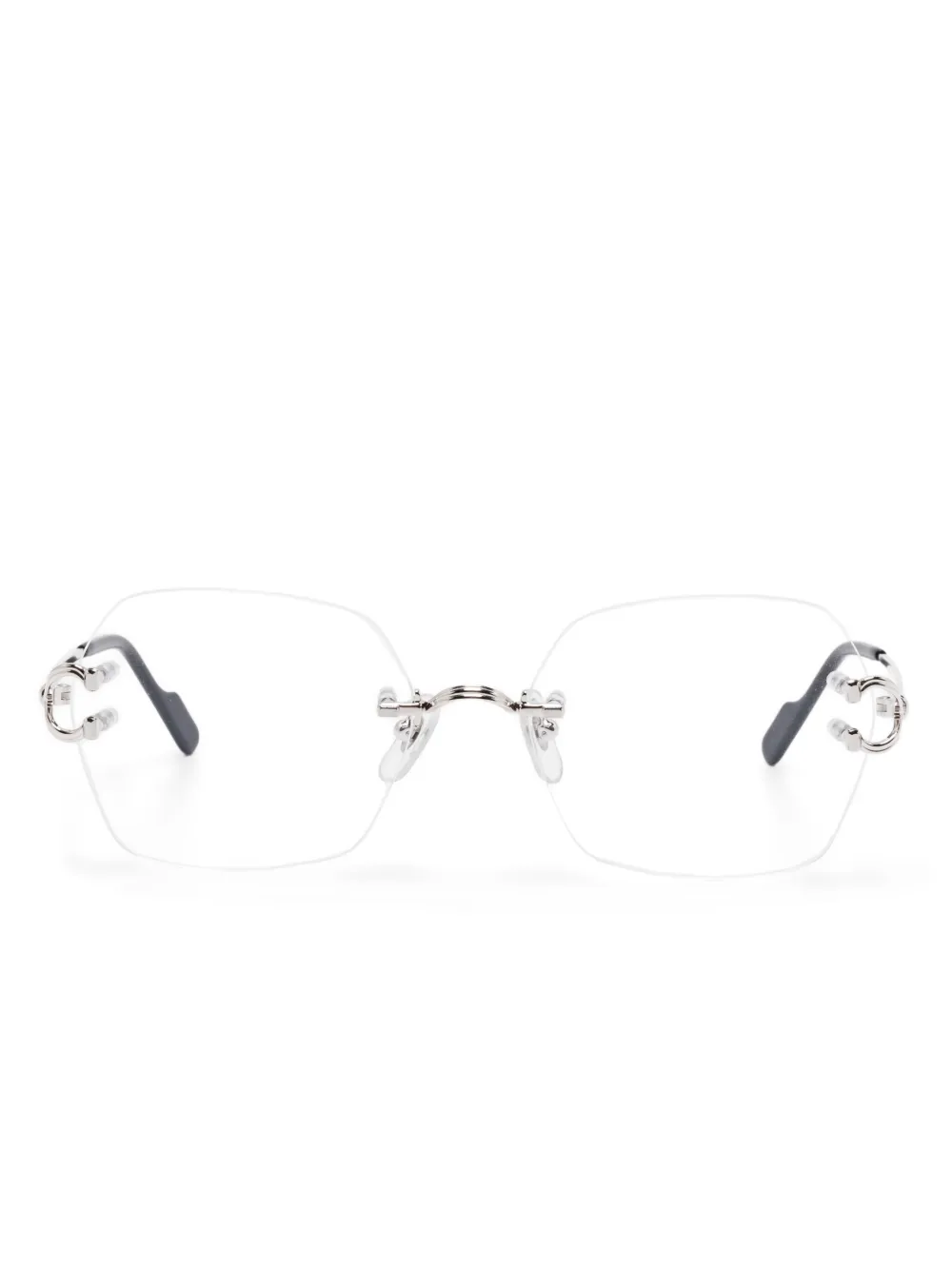 

Солнцезащитные очки Signature C de Cartier Cartier Eyewear, серебяный
