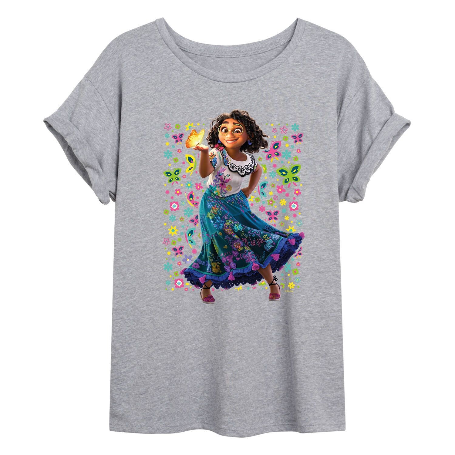 

Футболка с струящимся рисунком Mirabel от Disney Encanto Juniors Disney