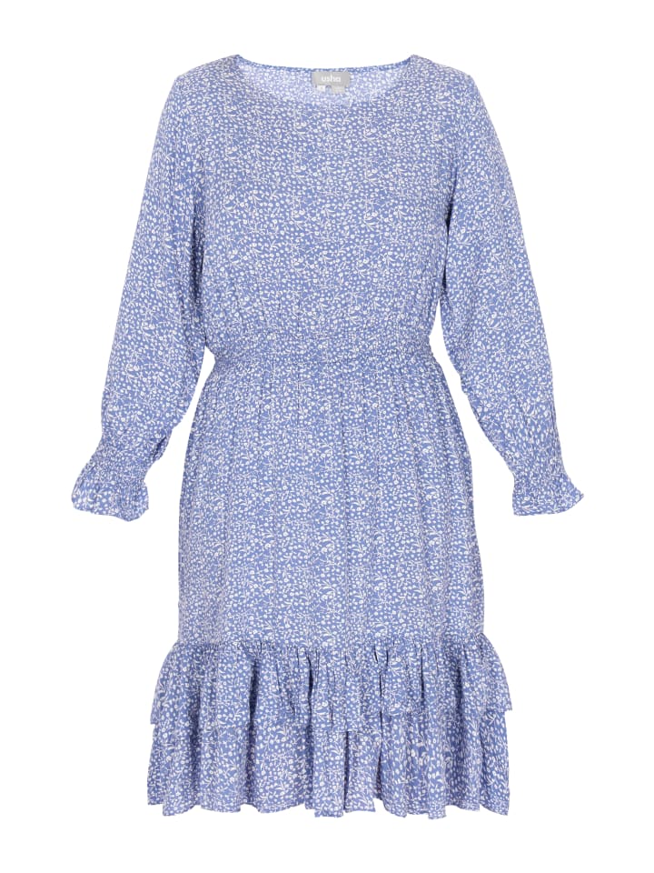

Платье до колена Usha, цвет blue white