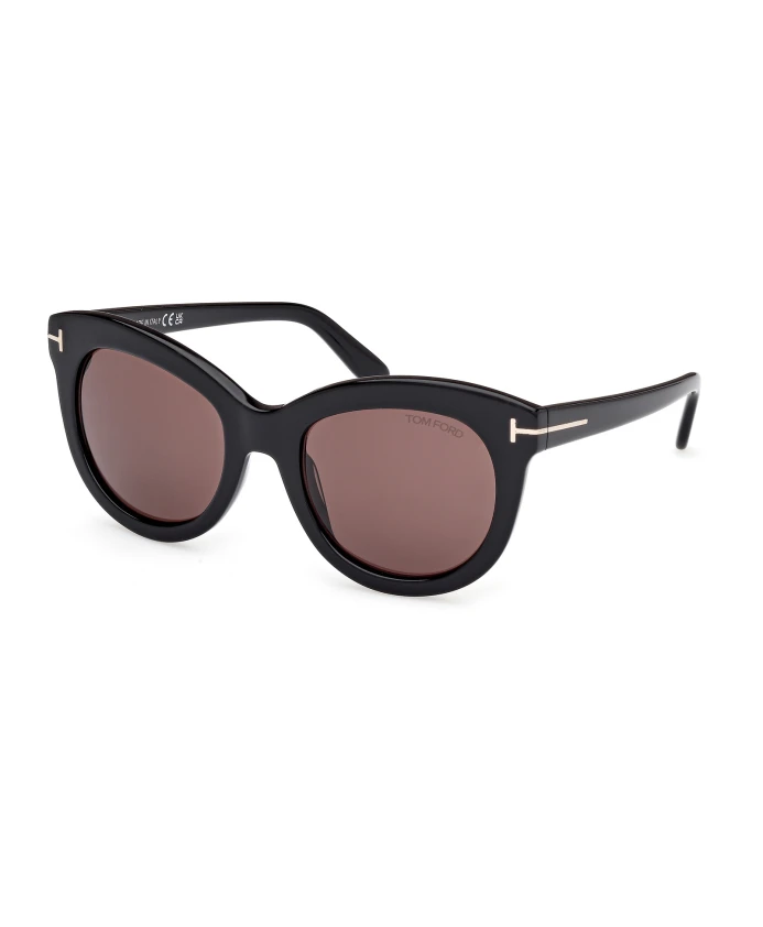 

Модные солнцезащитные очки Одетта Tom Ford, черный