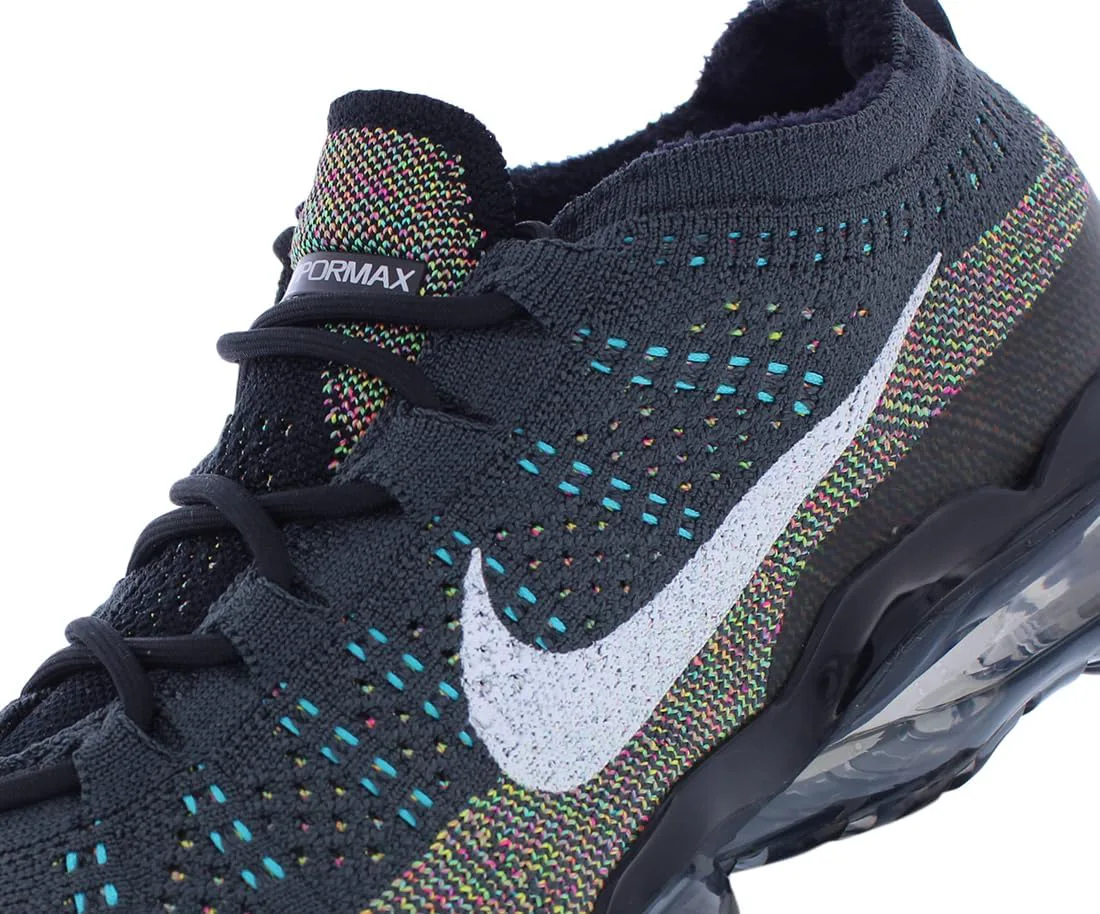 Мужские кроссовки Nike Air Vapormax 2023 Flyknit, черно-белый — фото 3