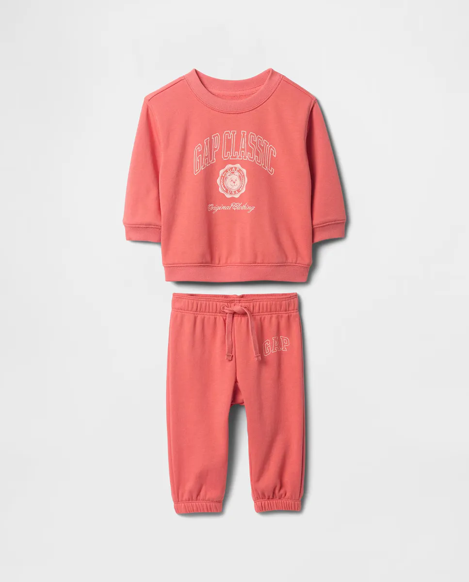 

Толстовка и длинные брюки со шнурком Gap, красный