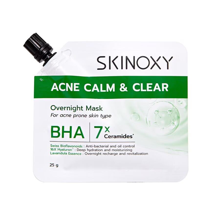 

Skinoxy Ночная маска Acne Calm Clear 25 г, Green