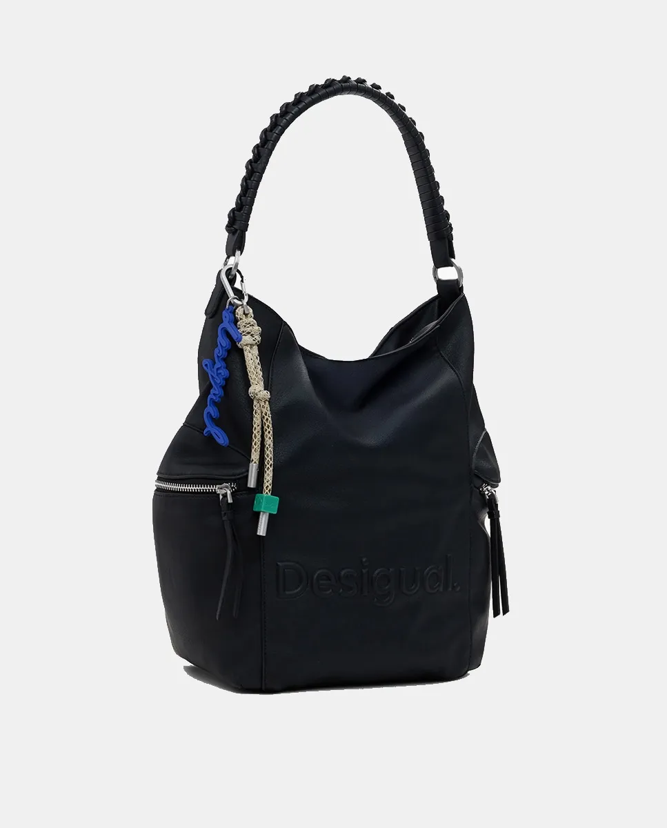 

Рюкзак-трансформер с большим логотипом Desigual, черный