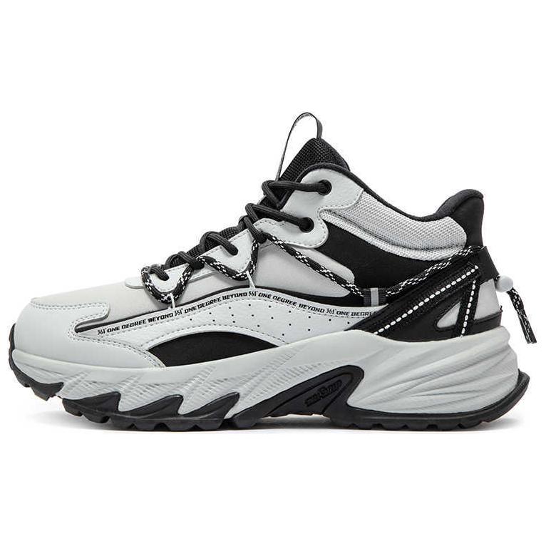 

361° Скользостойкие износостойкие мид-топ повседневные кроссовки men's gray black