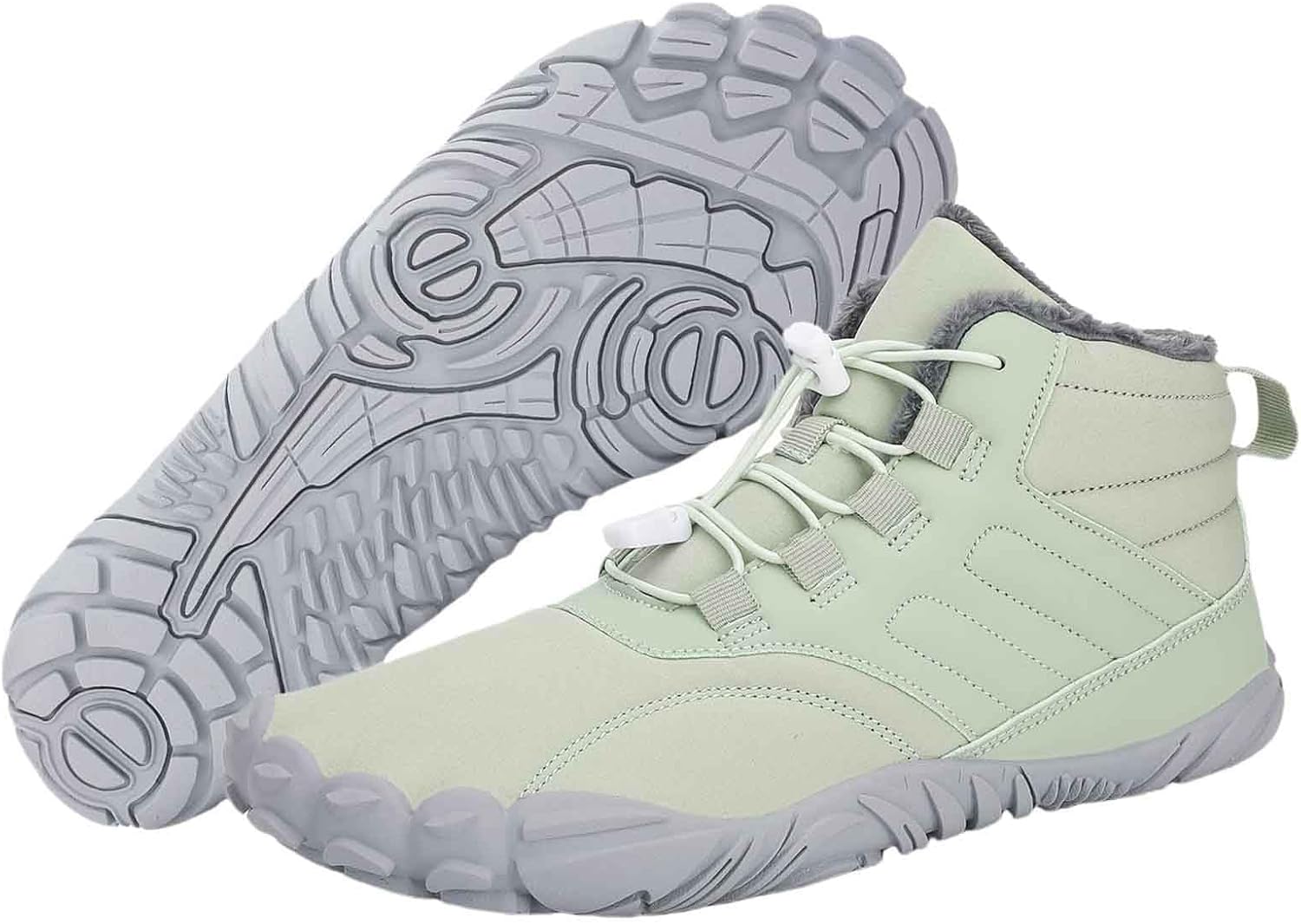 

Зимние Ботинки MIOKUKO для Ходьбы, Мужские и Женские, Пятипалые Минималистичные Ботинки, H 7 Women/5 Men