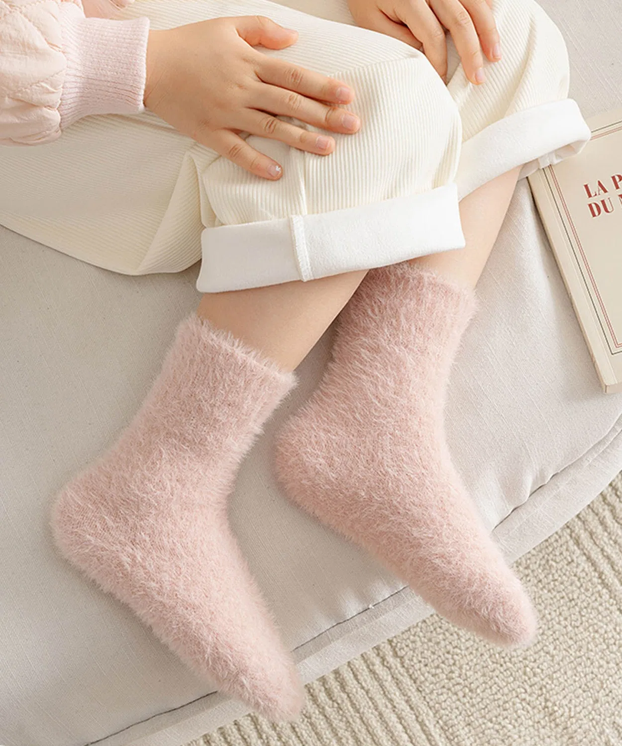 Носки детские флисовые aimoha KIDS розовые