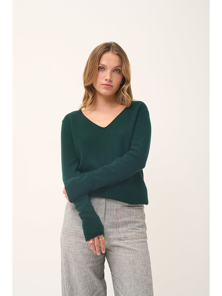 

Пуловер Just Cashmere Kaschmir-Pullover Joan, темно-зеленый