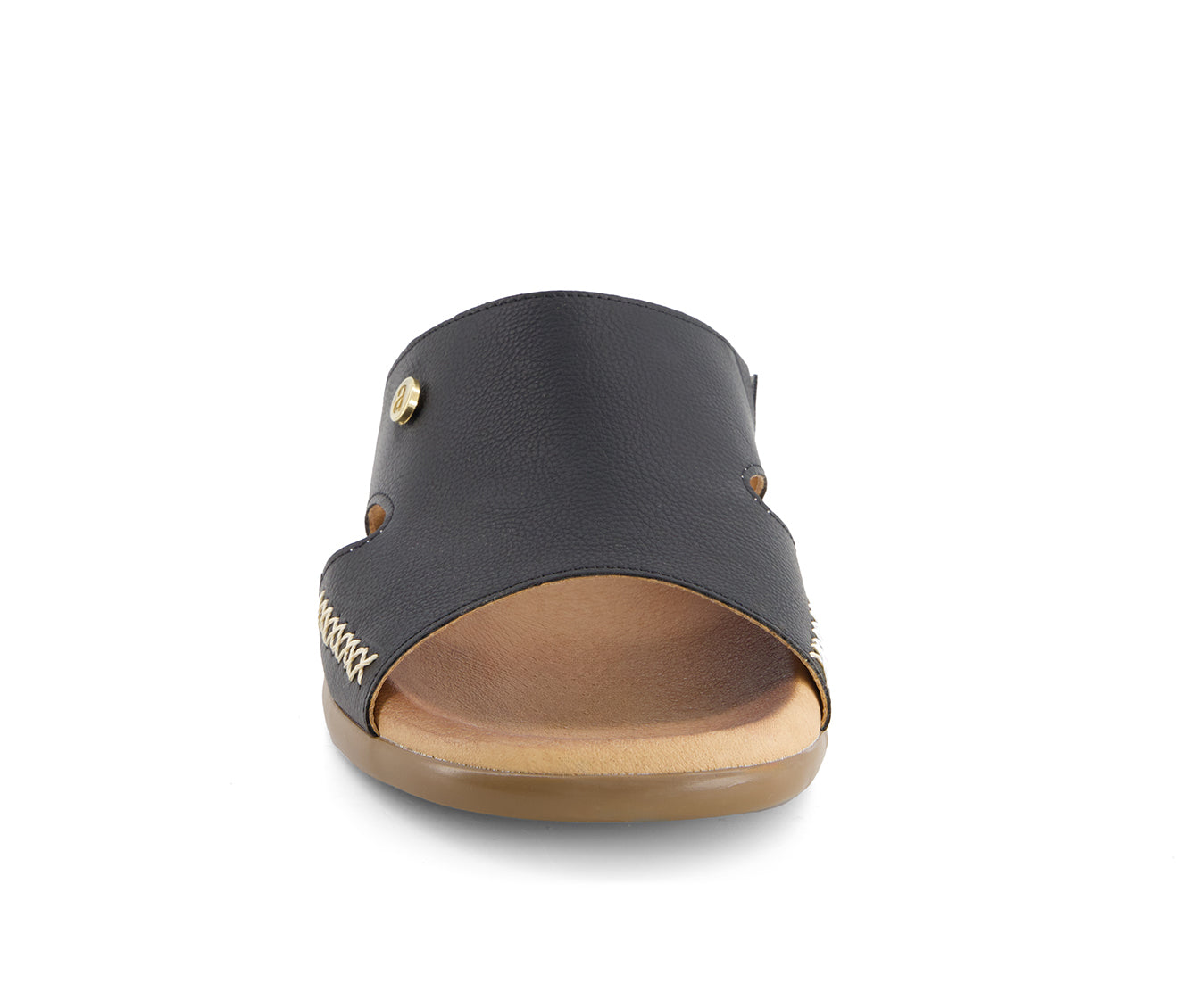 Andrea Women's Slip on Sandals, черный — фото 4