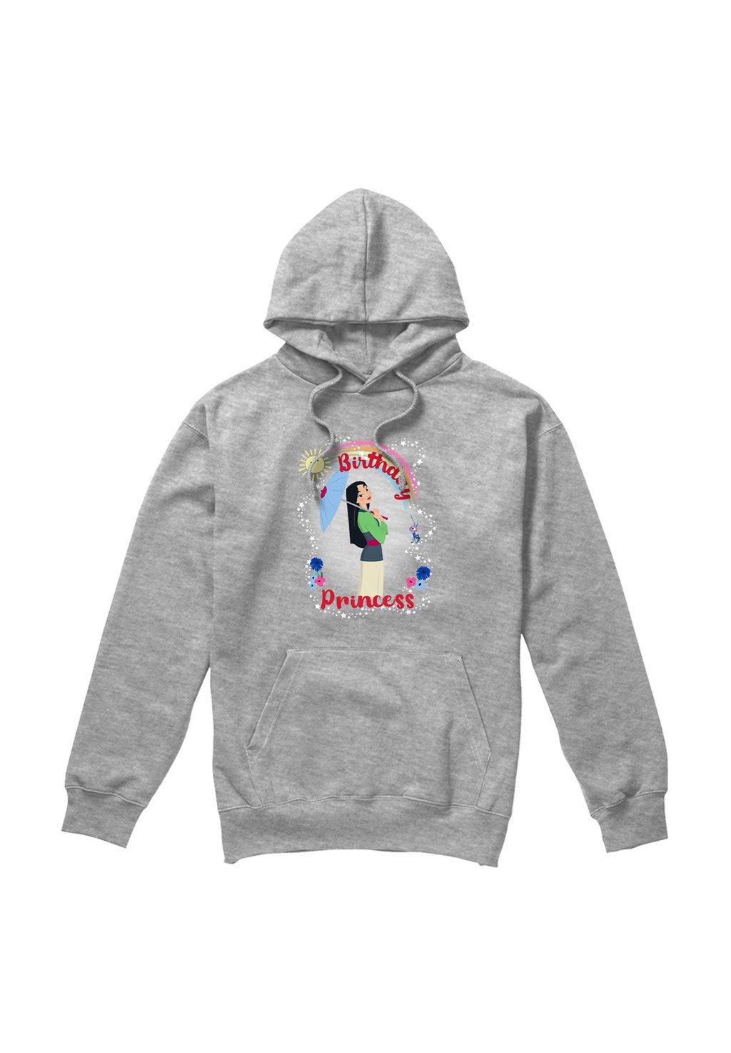 

Толстовка MULAN BIRTHDAY PRINCESS AND HER LUCKY CRICKET Disney, серый