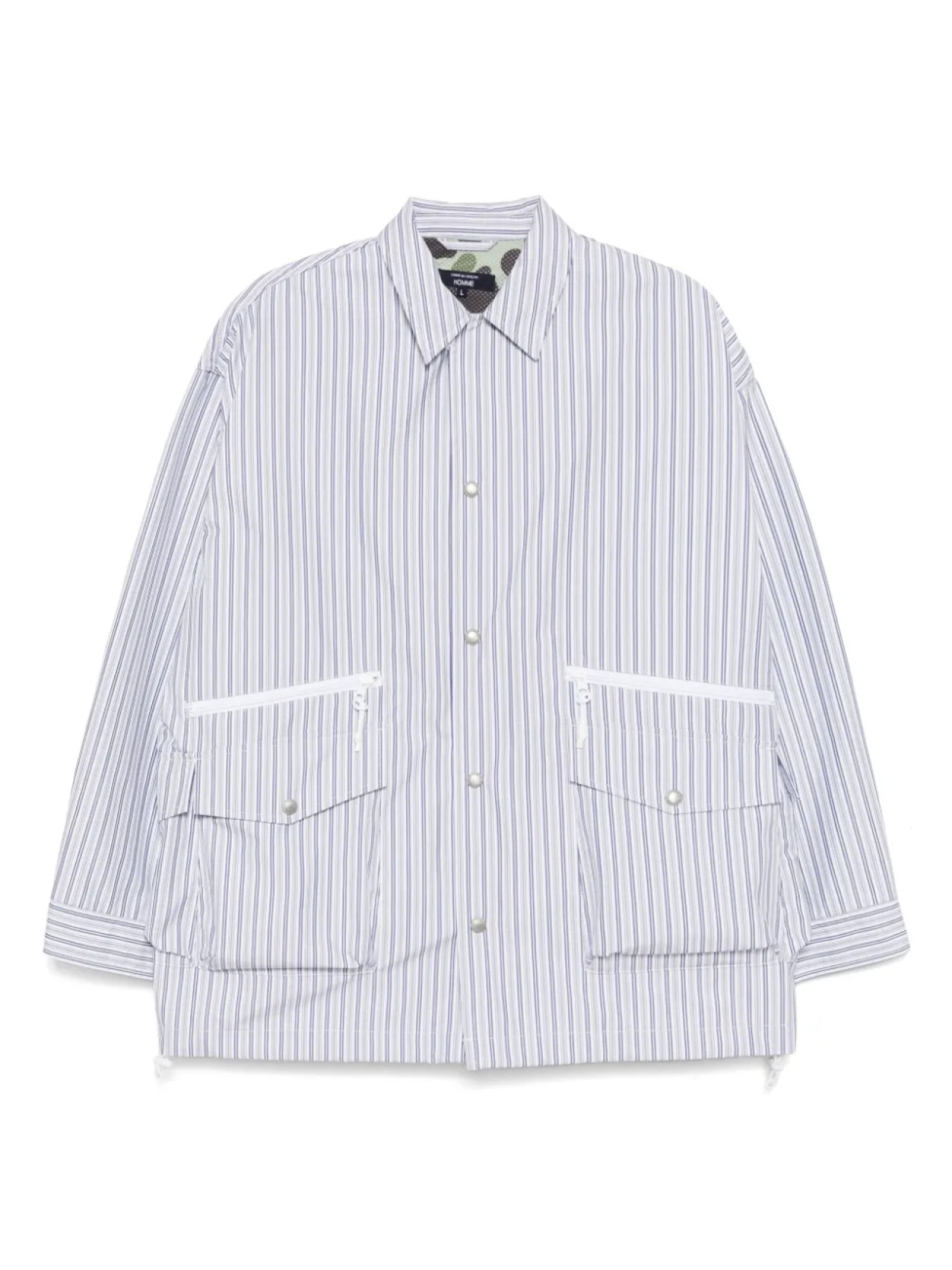 

Полосатая рубашка Comme des Garçons Homme, синий