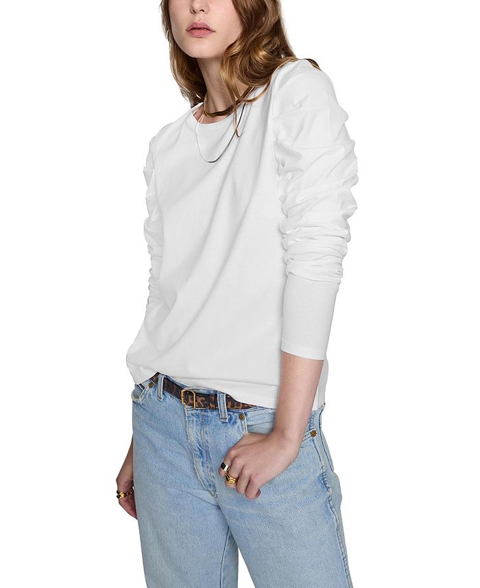 

Футболка с длинным рукавом Janine Rebecca Minkoff, белый