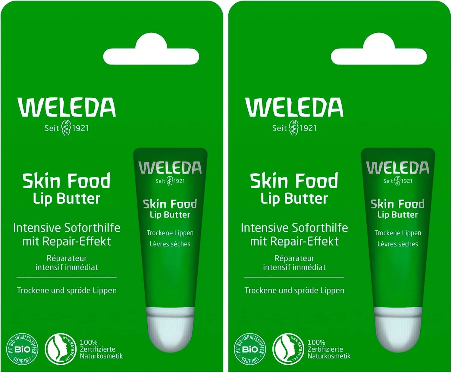 Бальзам для губ «Skin Food Lip Butter» от WELEDA Organic Weleda, Transparent