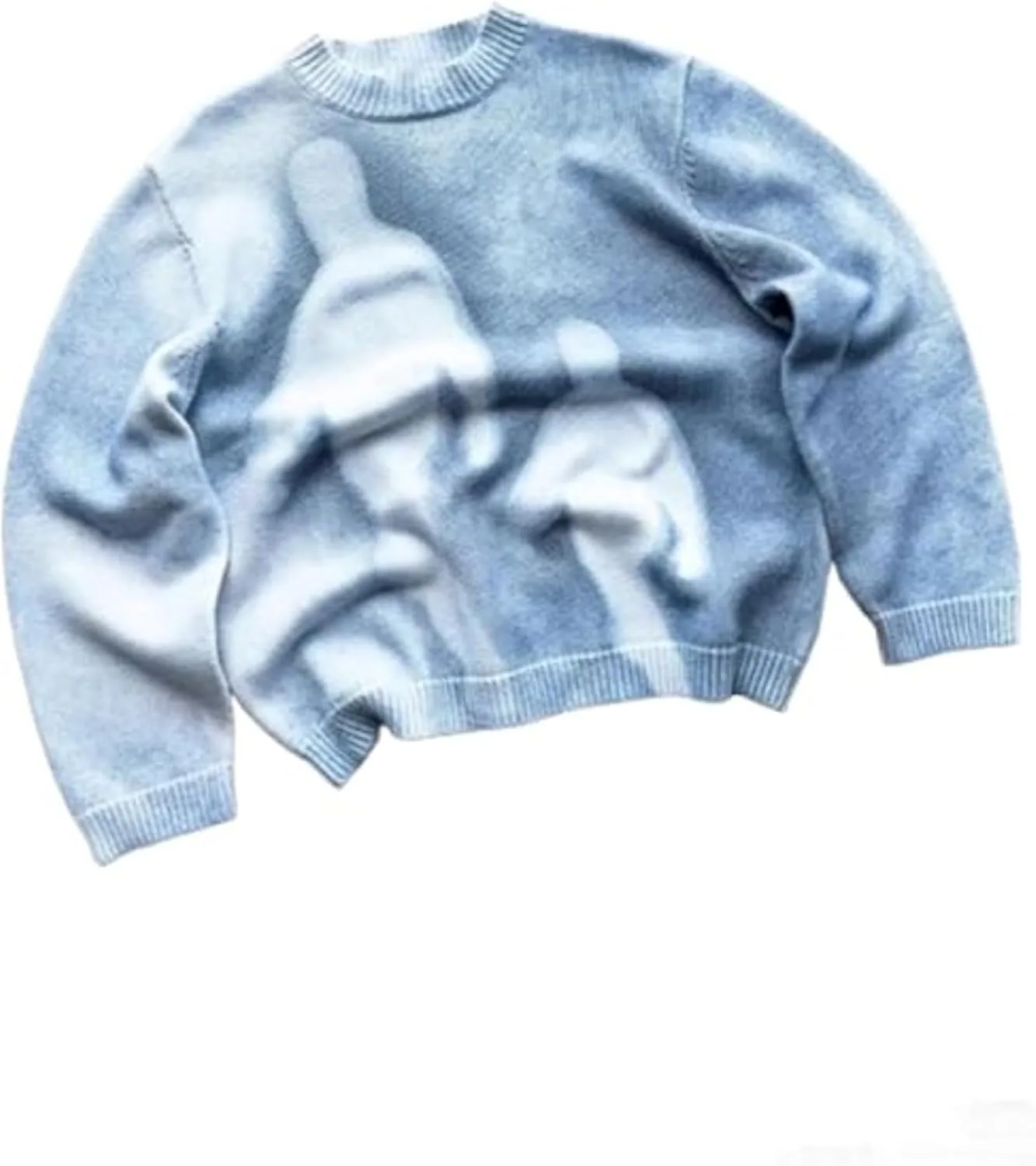 

CUTEGAL свитер в стиле Vintage с принтом, Oversized, круглый вырез, Unisex