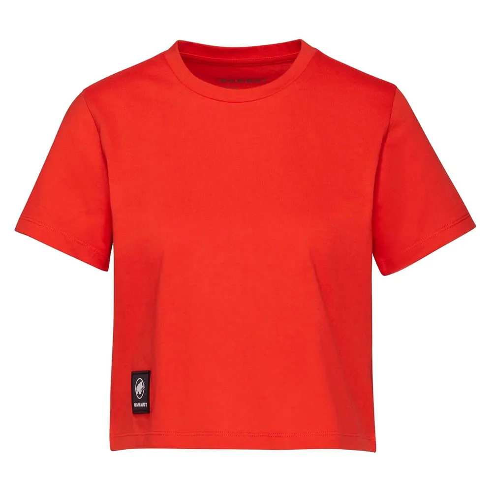 

Футболка с коротким рукавом Mammut Massone Cropped Patch, красный