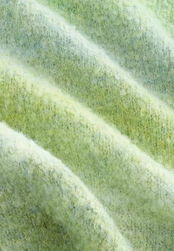 Джемпер стандартного кроя с воротником-стойкой и карманом Next, Green Spacedye — фото 3