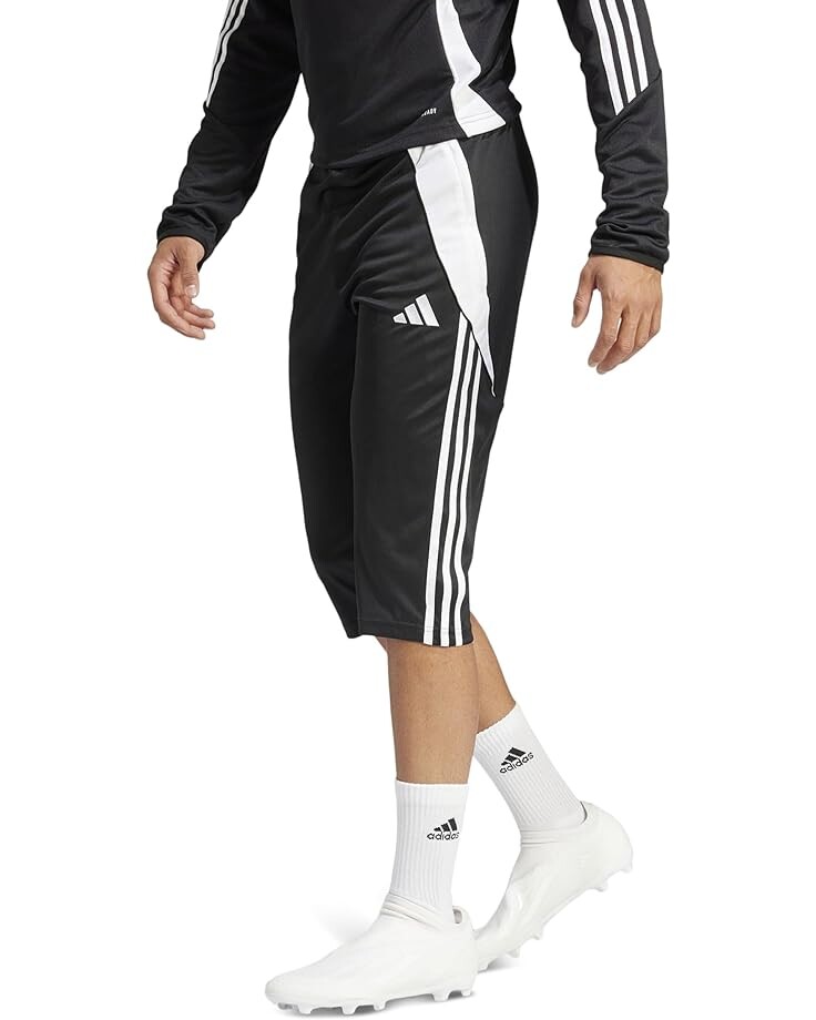 

Брюки adidas Tiro24 3/4, цвет Black/White