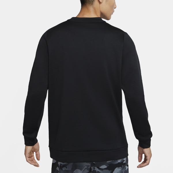 Толстовка Nike Therma Training Sport Round Collar Velvet Jacket Long Sleeve Men's Black, черный — фото 4