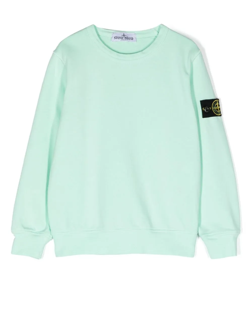 

Толстовка с нашивкой-логотипом Stone Island Junior, зеленый