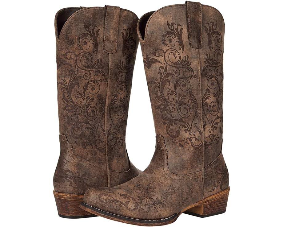 Ботинки Roper Tall Stuff, цвет Brown Faux Leather