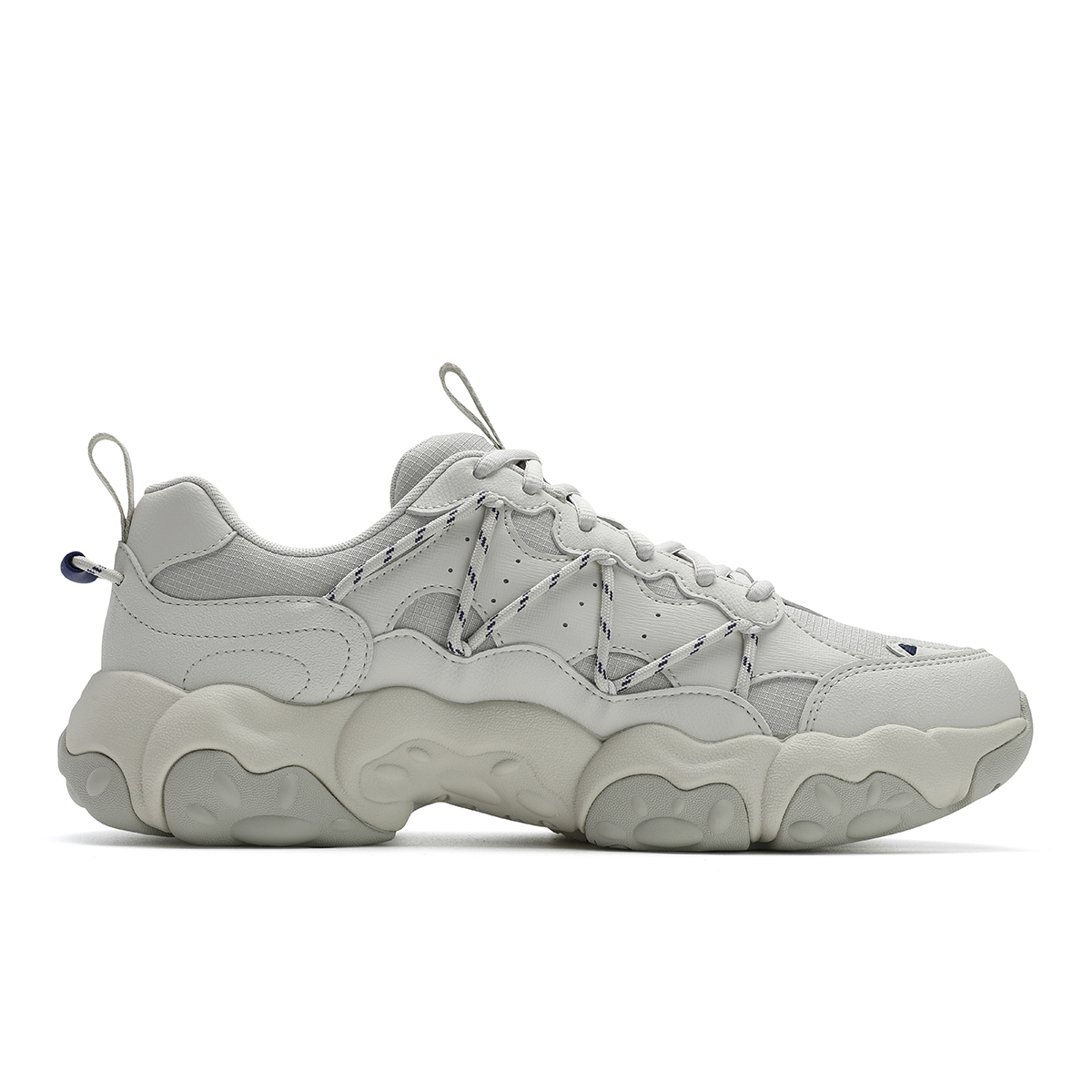 FILA Низкие повседневные туфли мужские серо-коричневые — ярко-серые, цвет Bright Gray — фото 2