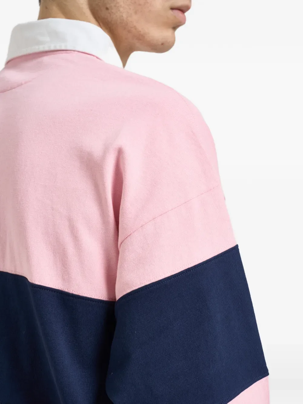 Поло с цветными блоками POLO RALPH LAUREN, розовый — фото 4