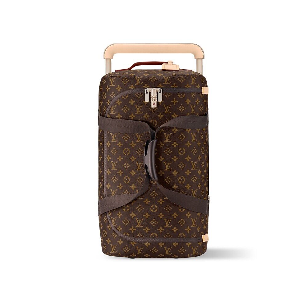

Мягкая дорожная сумка Horizon 55 Louis Vuitton, коричневый