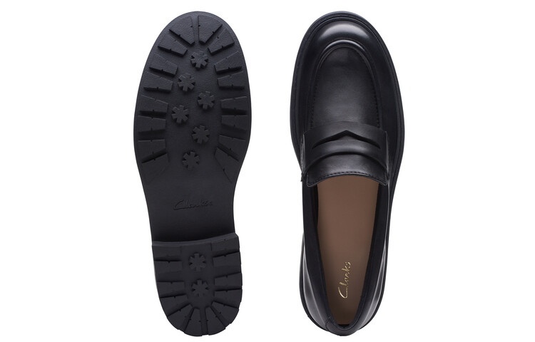 Aureli Series Женская повседневная обувь Женская низкая черная Clarks — фото 3