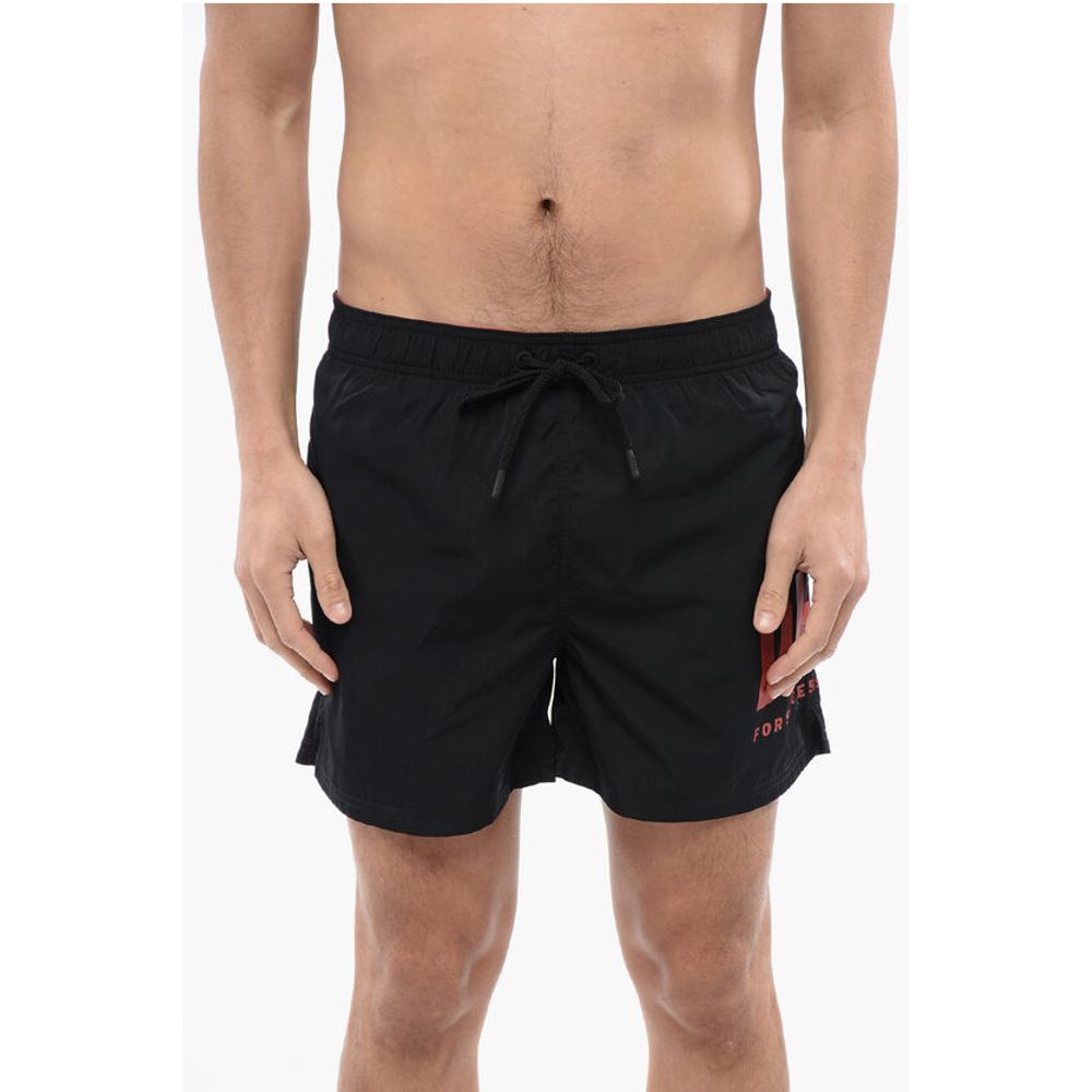 

Однотонные шорты для плавания BMBX-NICO с контрастным логотипом Diesel, Black