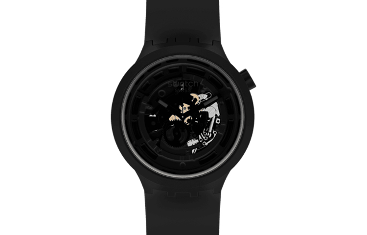 

Унисекс скелетон часы 47мм SB03B100 SWATCH
