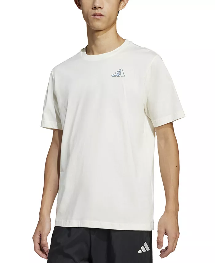 

Мужская футболка с графическим логотипом Earth adidas, белый