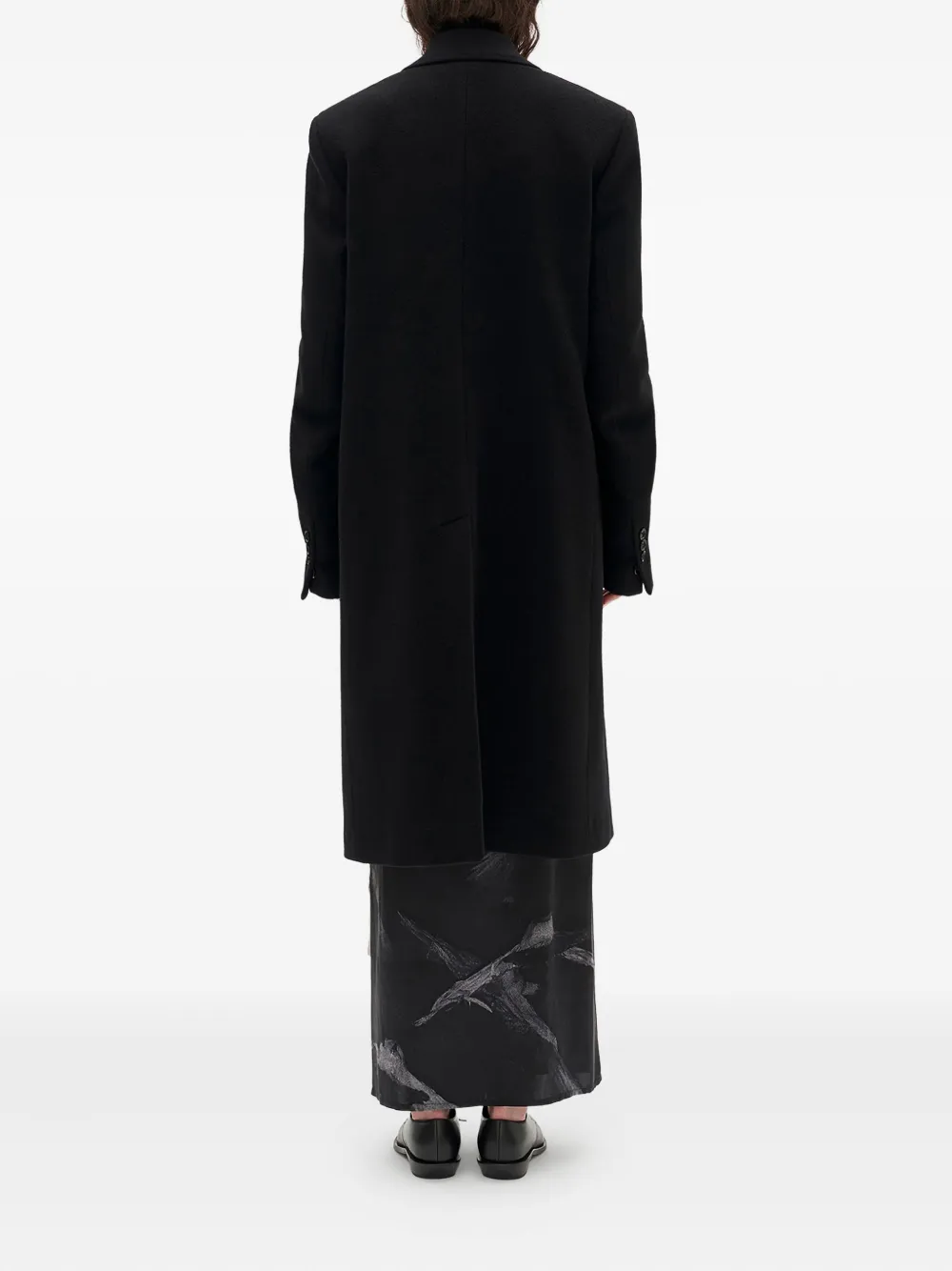 Пальто Viv из шерсти и кашемира Ann Demeulemeester, черный — фото 4