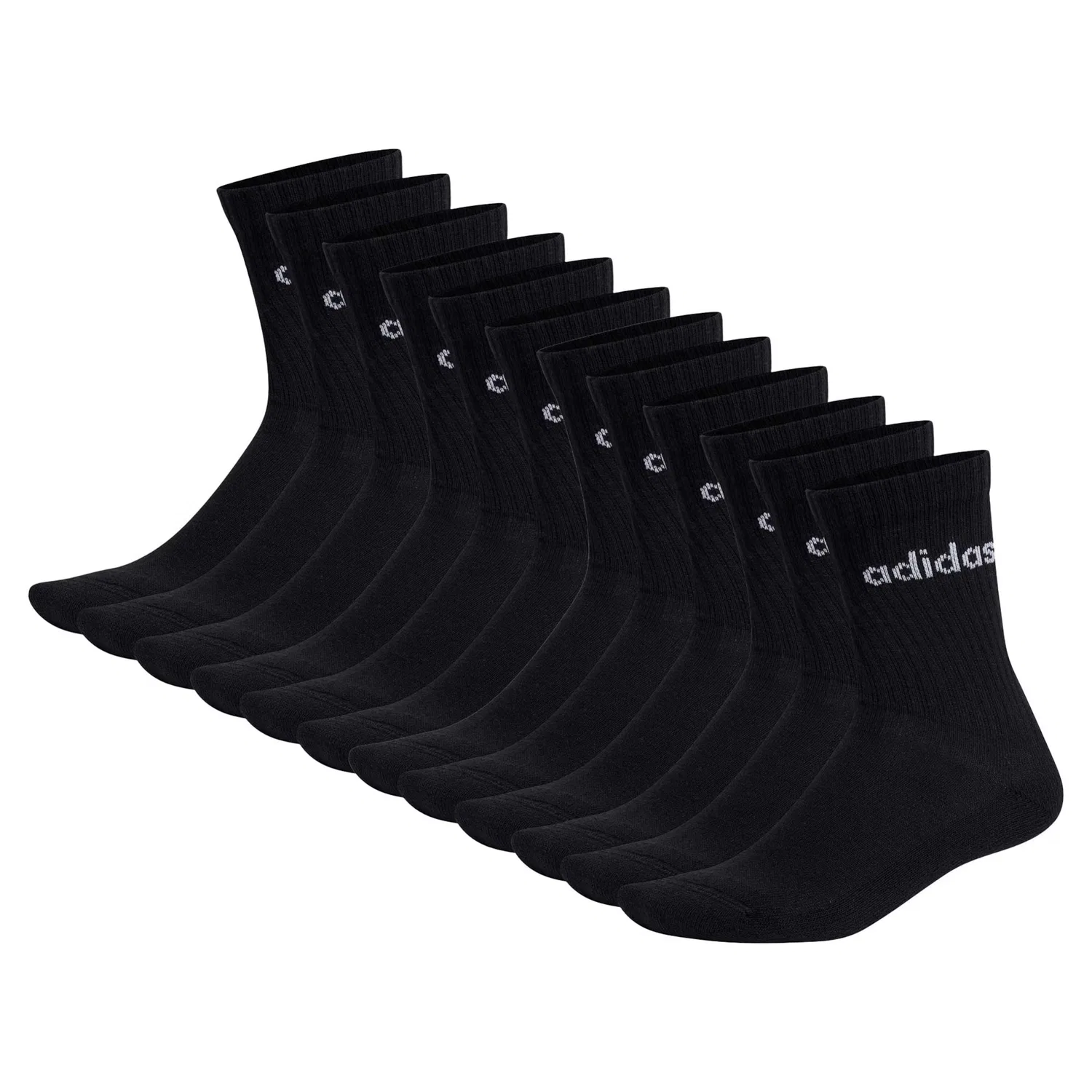 Носки Adidas Originals набор из 12 пар, черные