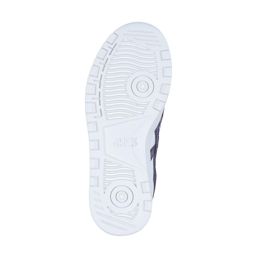 Низкие детские скейтерские кроссовки Japan S бело-фиолетовые Kids' Asics — фото 3