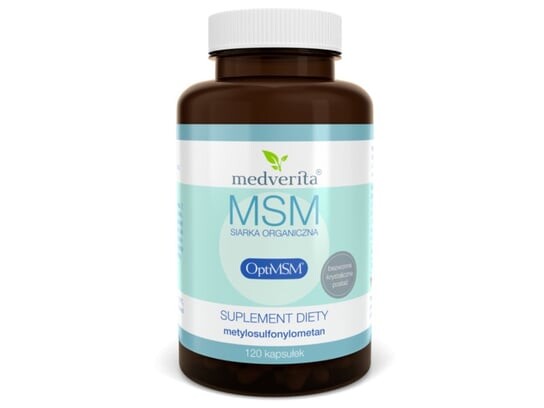 

Medverita, Органическая сера МСМ OptiMSM, 120 капсул