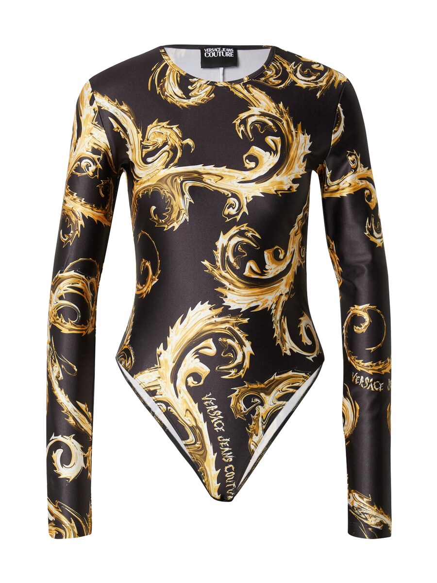 

Классический топ Versace Jeans Couture Shirt Bodysuit, черный