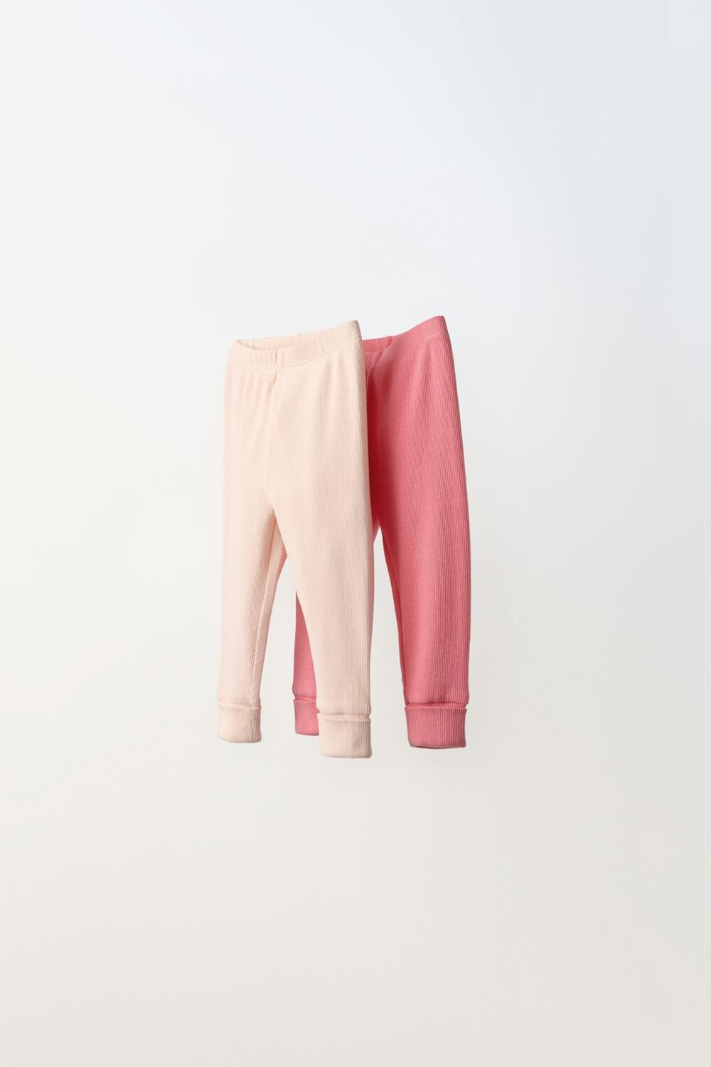 

Упаковка из 2 леггинсов в рубчик ZARA, розовый