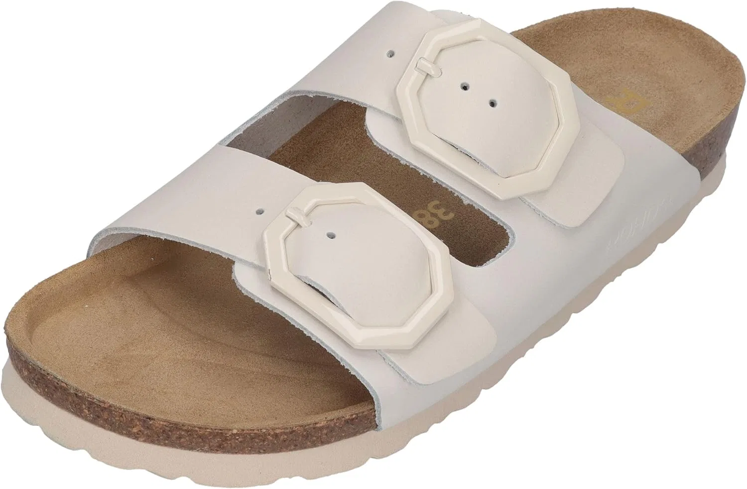 Женские кожаные шлепанцы Rohde Rodigo-D 5860, Off White