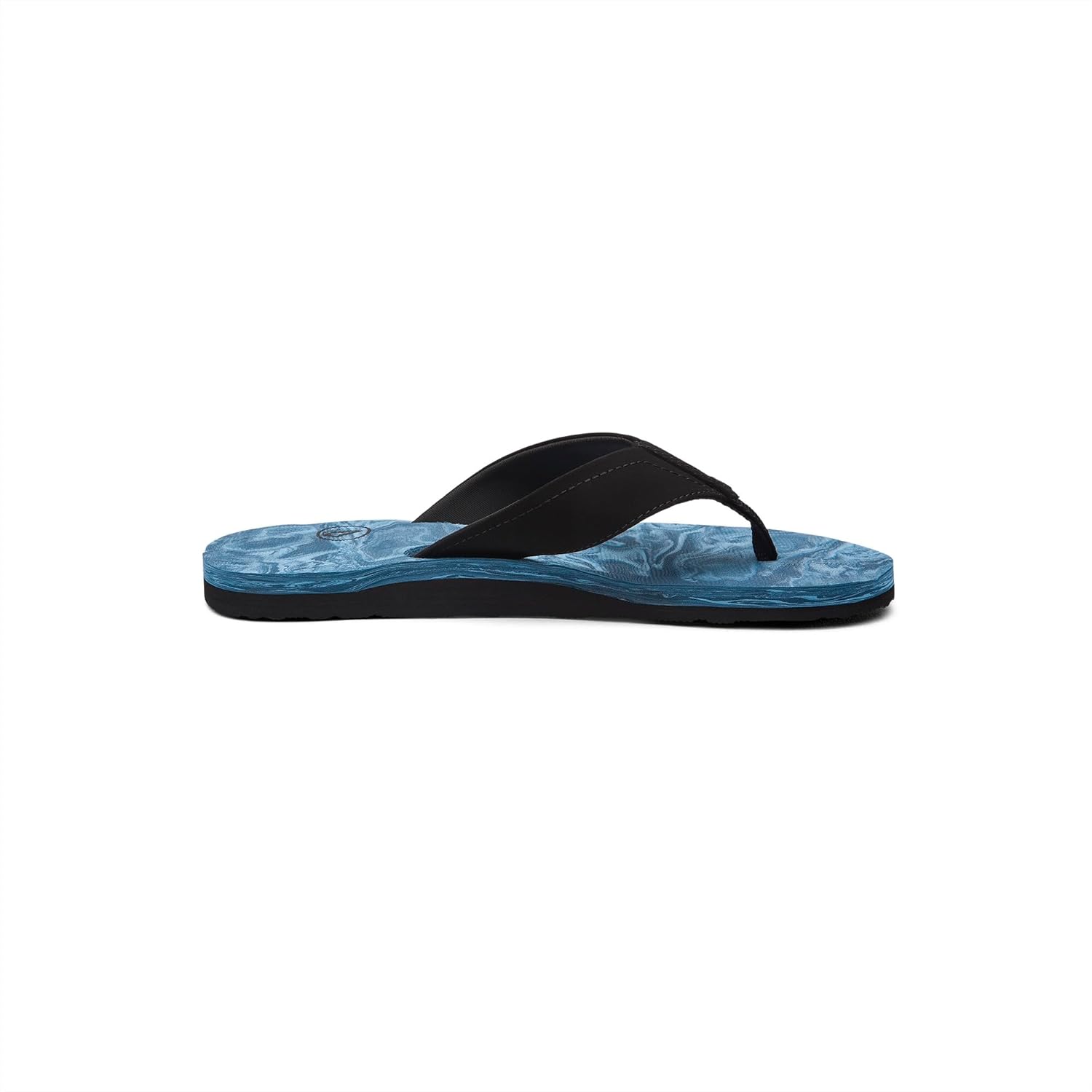 Мужские сандалии Volcom Victor - водоотталкивающие шлепанцы с удобной стелькой из пены для отдыха, Aged Indigo — фото 4