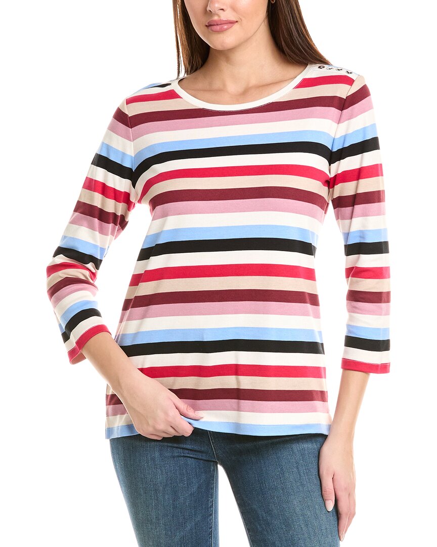 

Топ Jones New York Stripe, белый