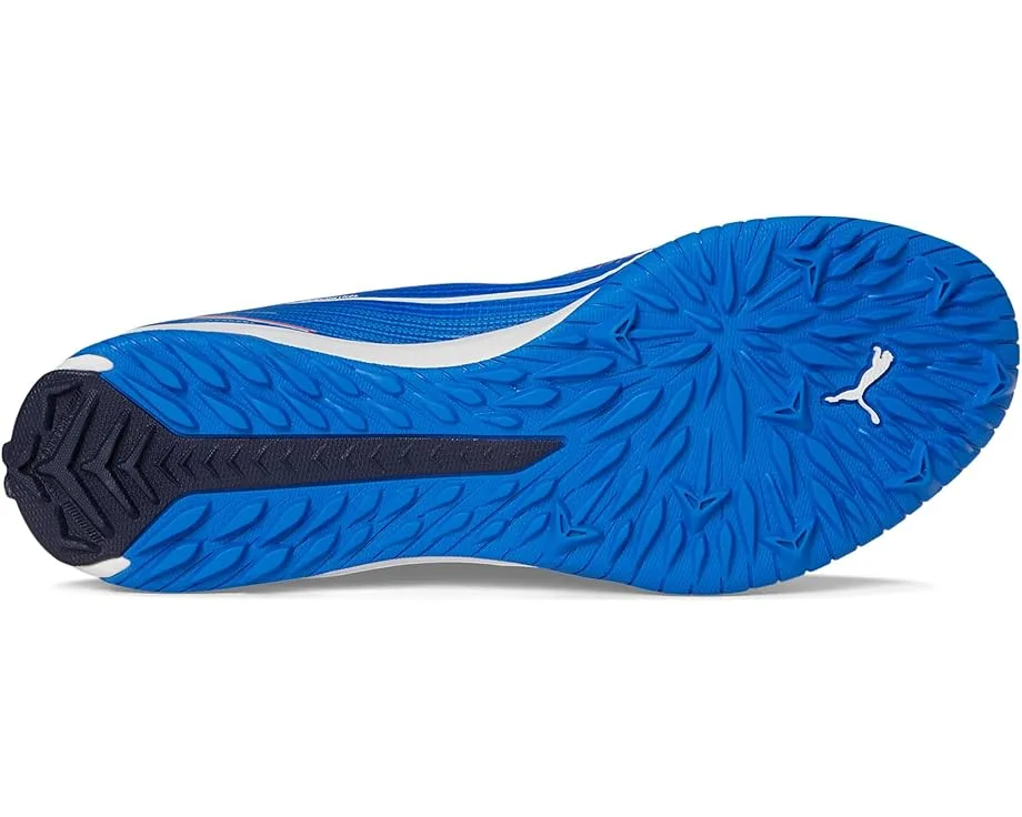 Кроссовки PUMA Ultra 6 Match Turf Trainer Soccer Cleats, Ultra Blue/White/Glowing Red — фото 3