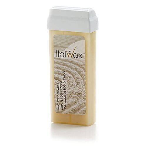 Ароматный воск с диоксидом титана для депиляции в рулоне 100 мл ItalWax Zinc Oxide - — фото 2