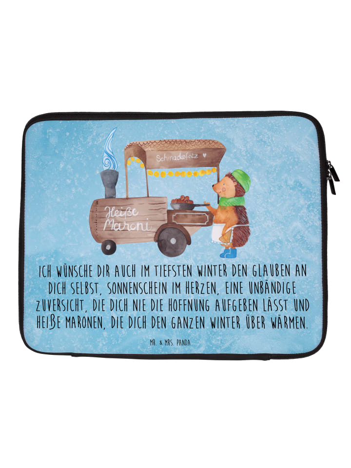 

Mr. & Mrs. Panda Сумка для ноутбука, ежик, каштаны без слогана, ледяной синий цвет