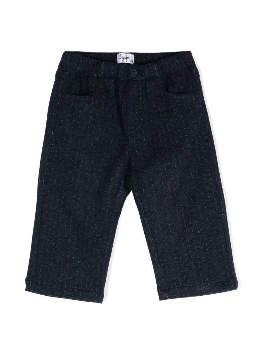 

Прямые брюки в тонкую полоску Il Gufo, синий