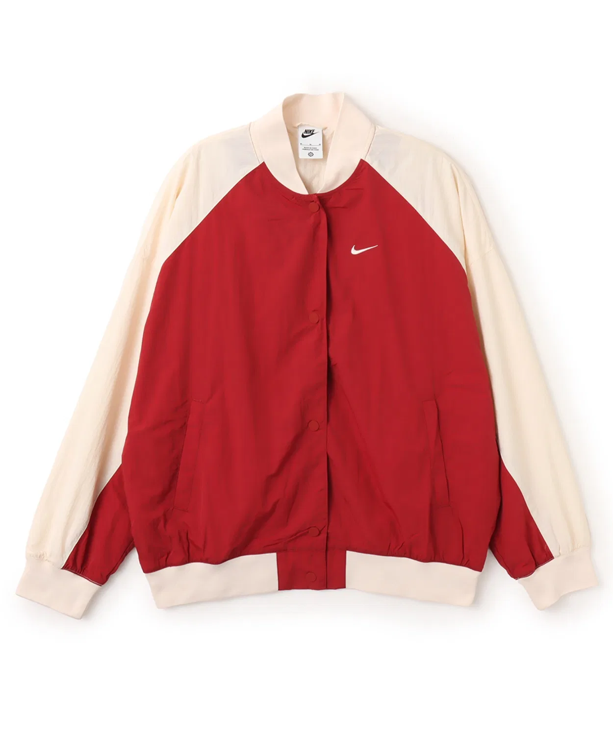 Куртка женская Nike NSW Hybrid Varsity Jacket, красная